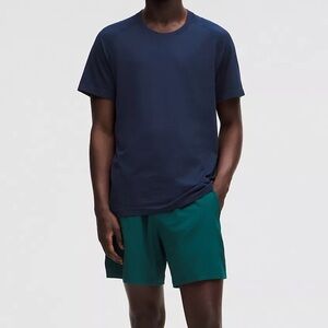 Lululemon Metal Vent Tech Short-Sleeve Shirt in Club Blue—Size XXL